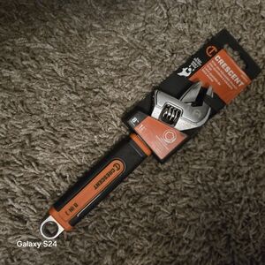 Crescent Adjustable Wrench with Black and Orange Handle